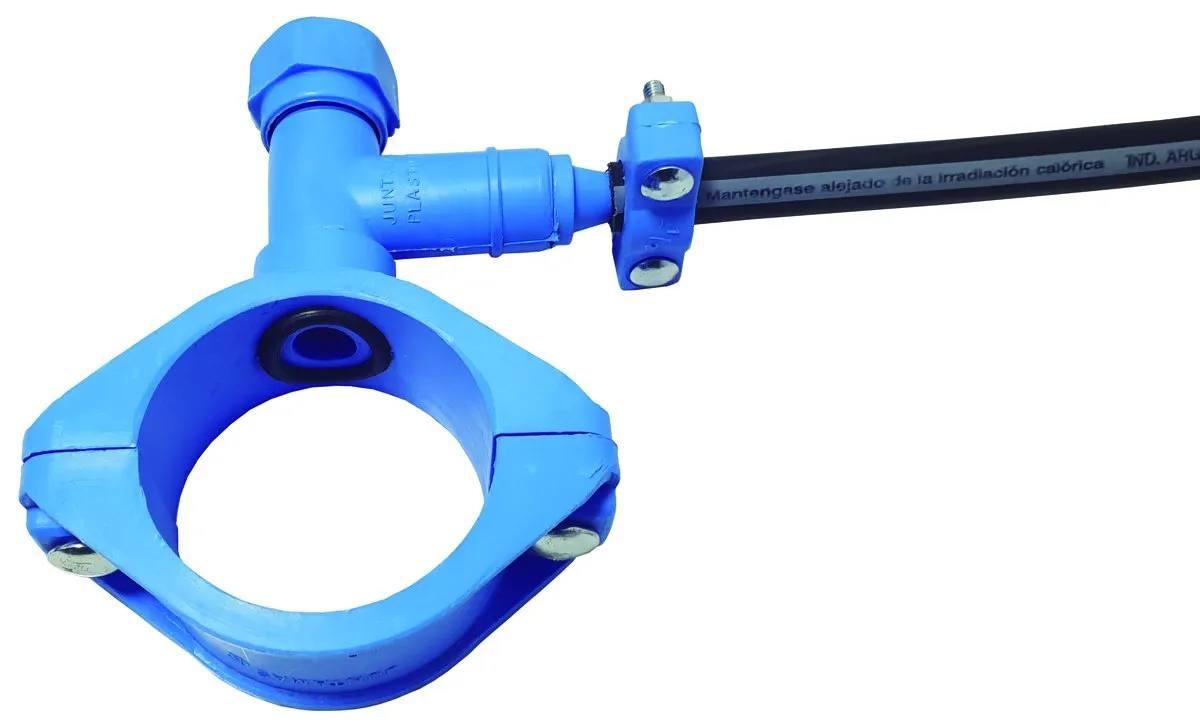 Toma de agua autoperforante, salida Conector Espiga – foto 2